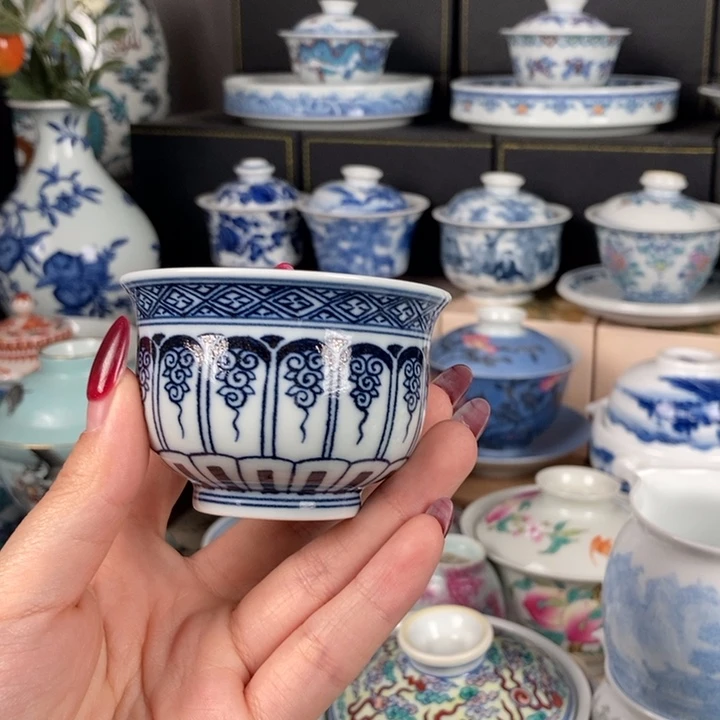 杯折葵非器卷草纹炉式