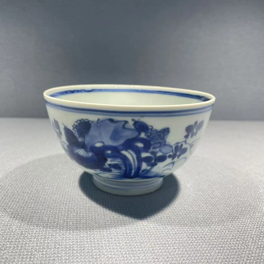 211 清 康熙 青花花卉碗