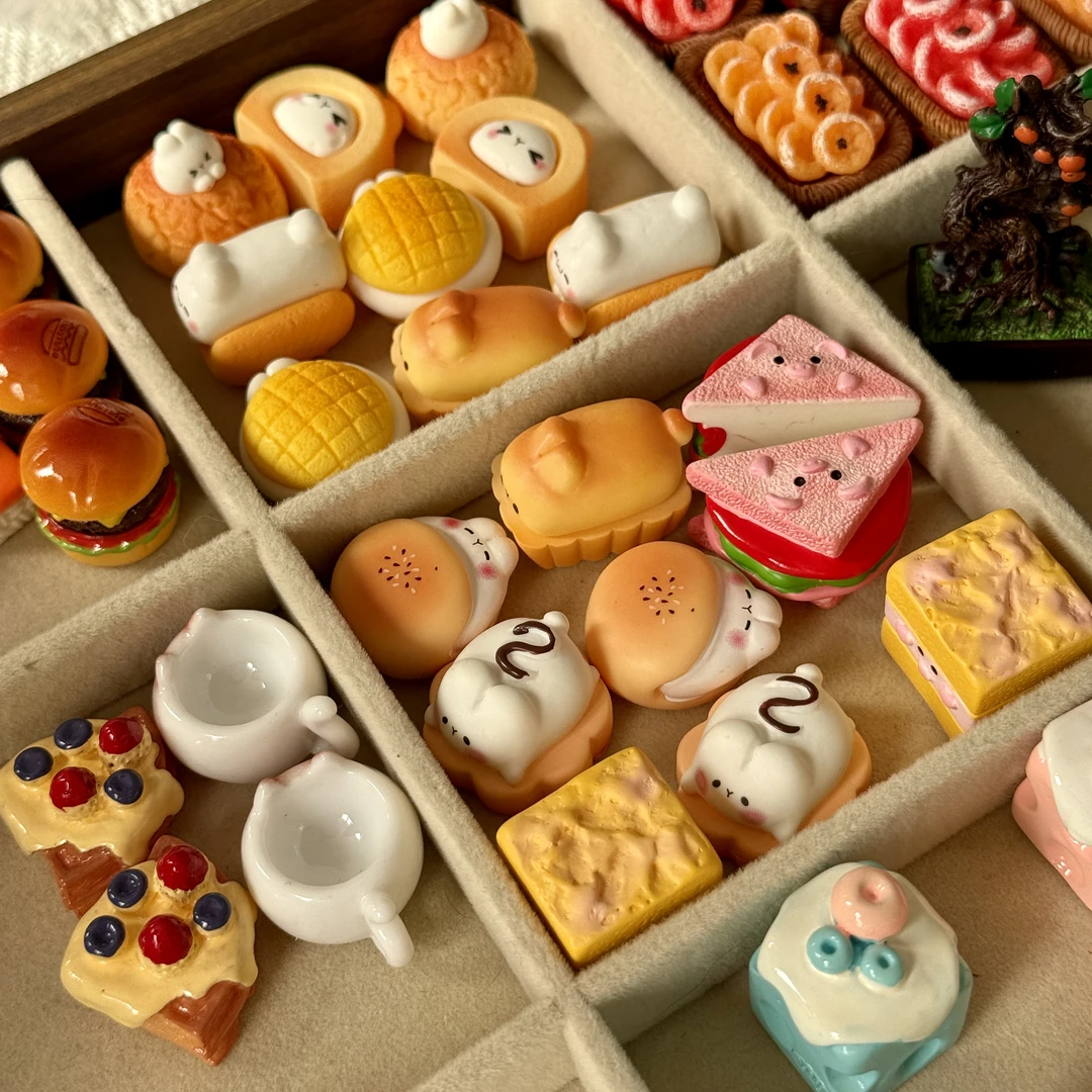 微缩食玩可爱创意配件过家家可爱饰品小摆件DIY饰品