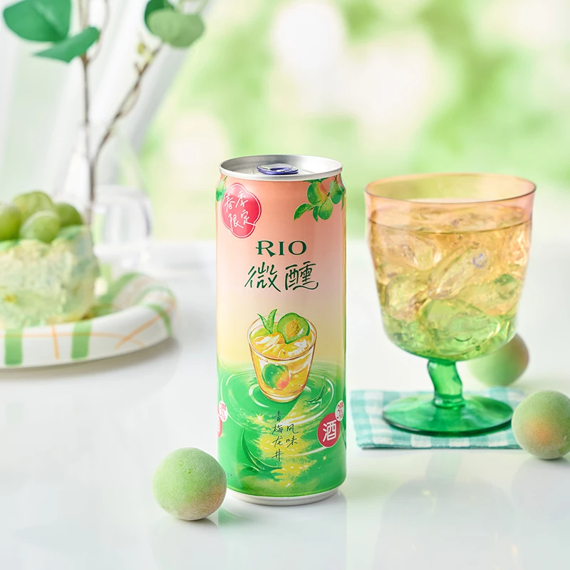 【微醺好物】rio/锐澳新春限定微醺限定青梅龙井330ML*6罐果酒甜酒