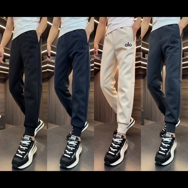 秋季新款百搭修身瘦身男士休闲束脚裤2688