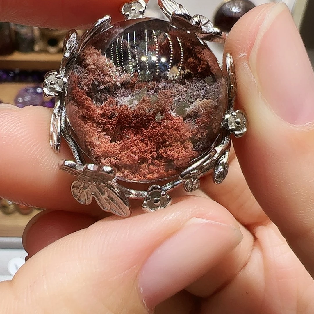 遇***-银S925镶嵌珠宝半成品水晶