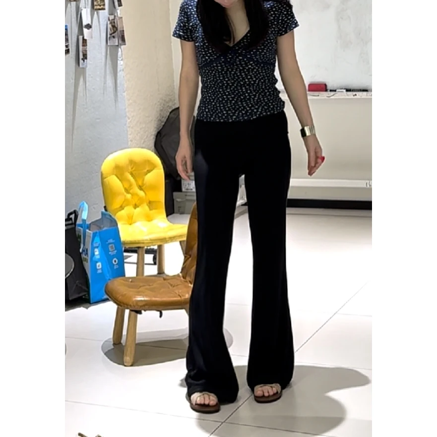 鑫燃KIKI 时尚复古高级感百搭休闲裤 5888  WU