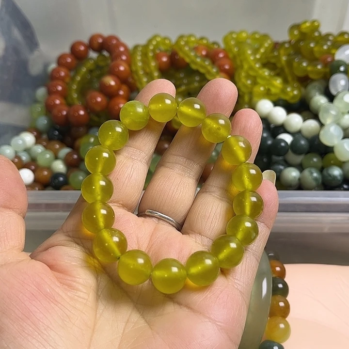 合金蛇纹石玉颈饰