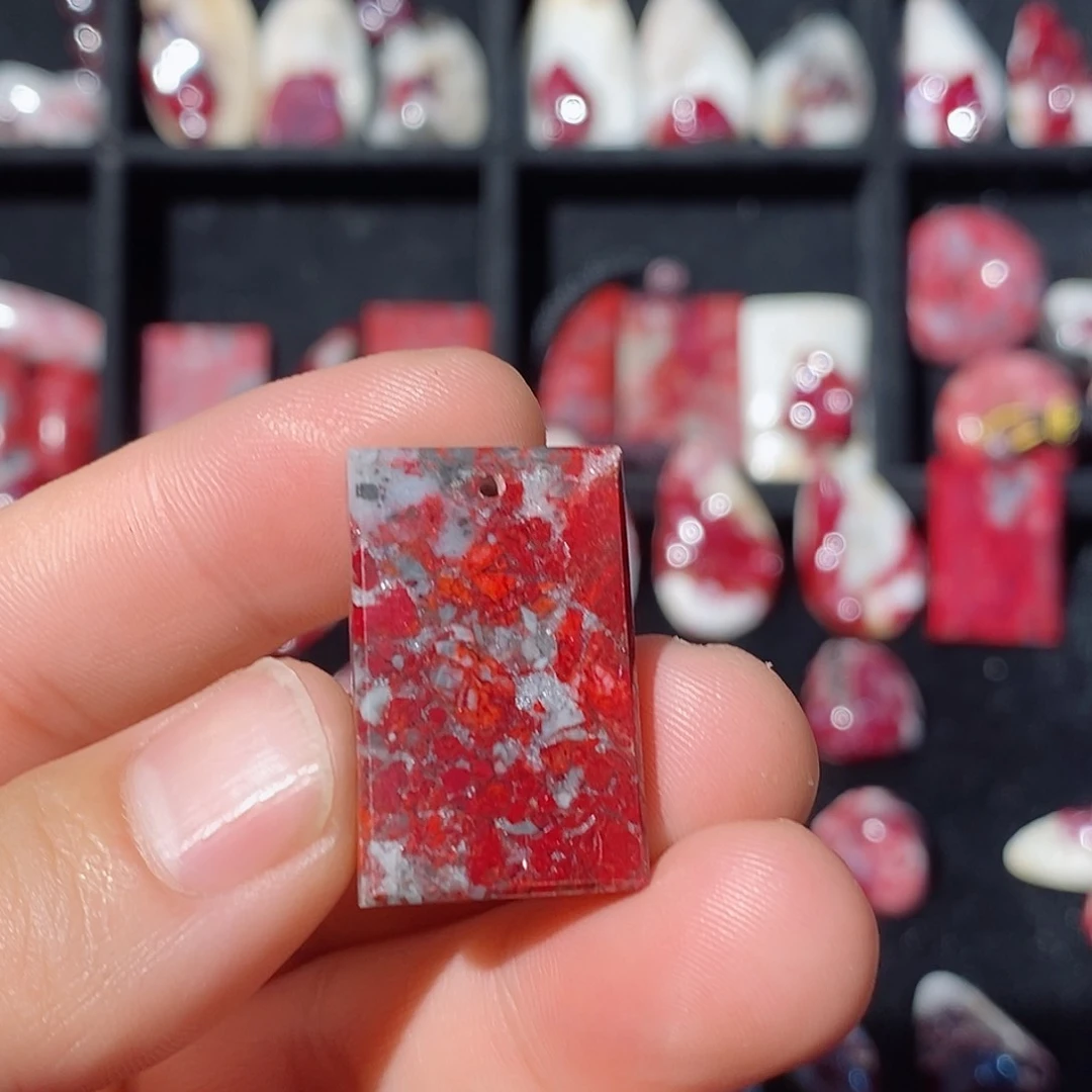 天然辰砂原矿无事牌