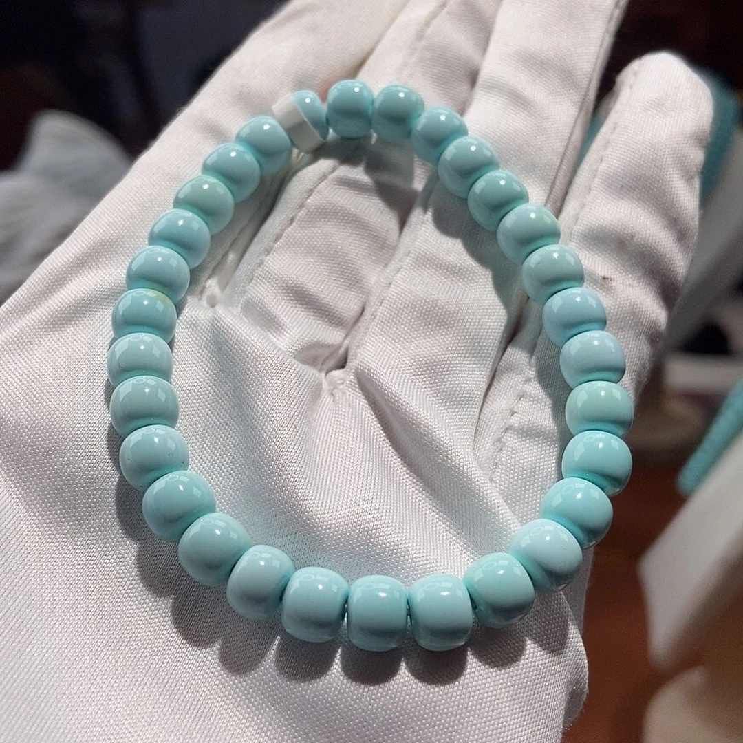 绿松石未镶嵌老型单圈卡7+