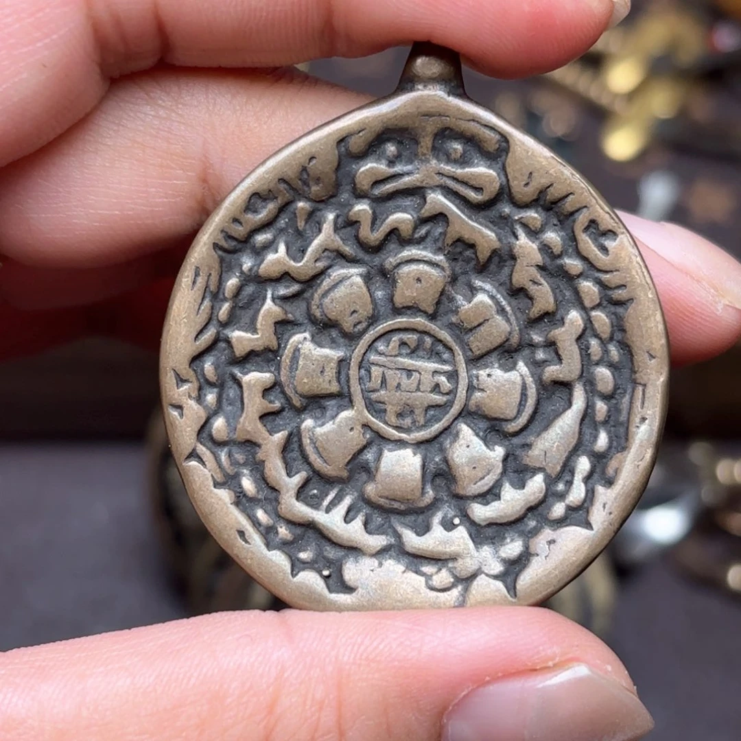 一*墨铜星月菩提吊坠项链