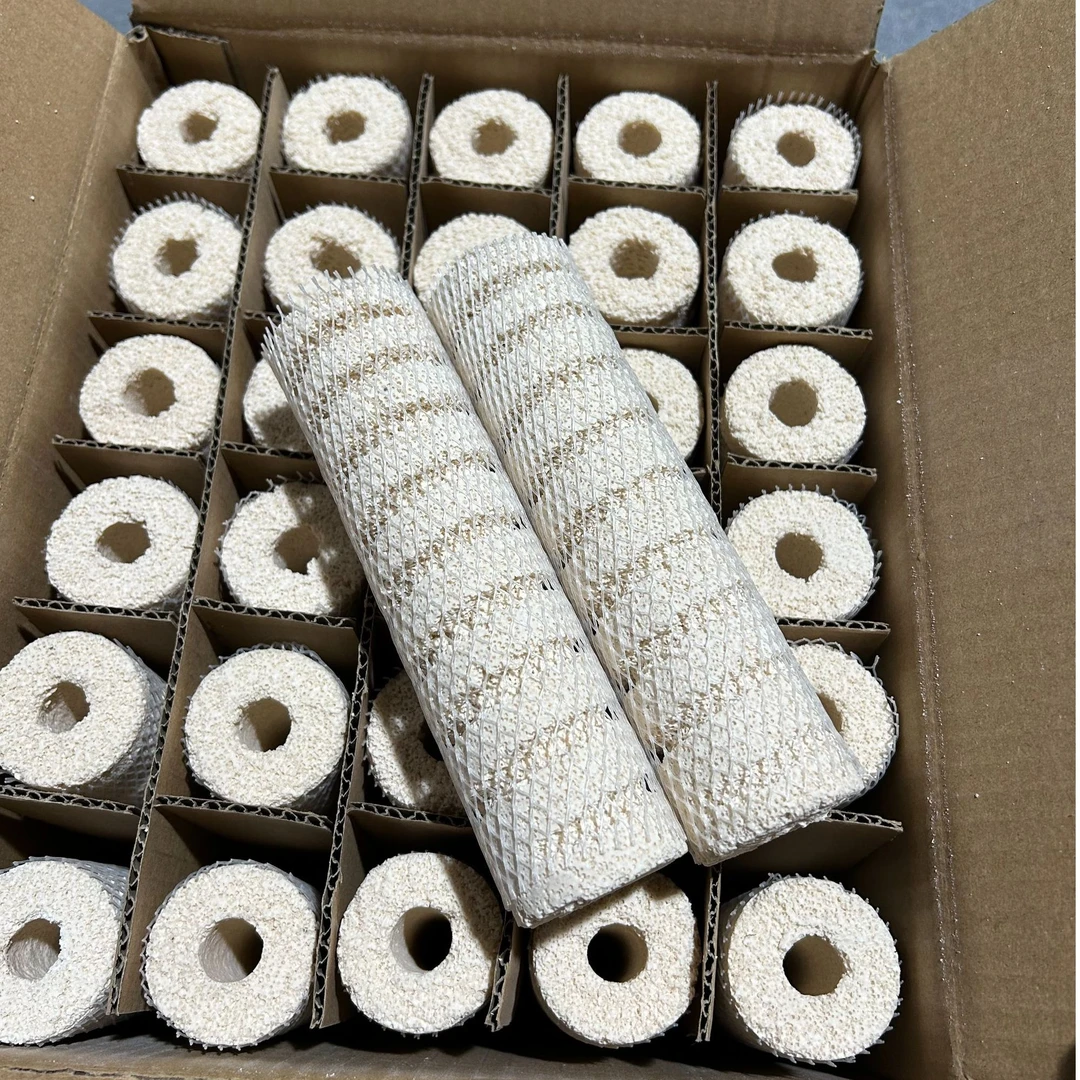 麦宝滤材螺旋柱乾坤柱过滤材料培菌柱原矿球水族箱滴流过滤盒净水