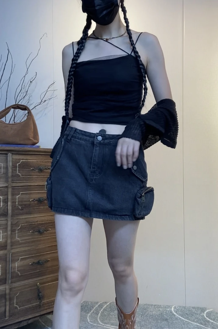 女装 播播间扣号为准时尚百搭简约辣妹买手性感 孤品 No退换显瘦