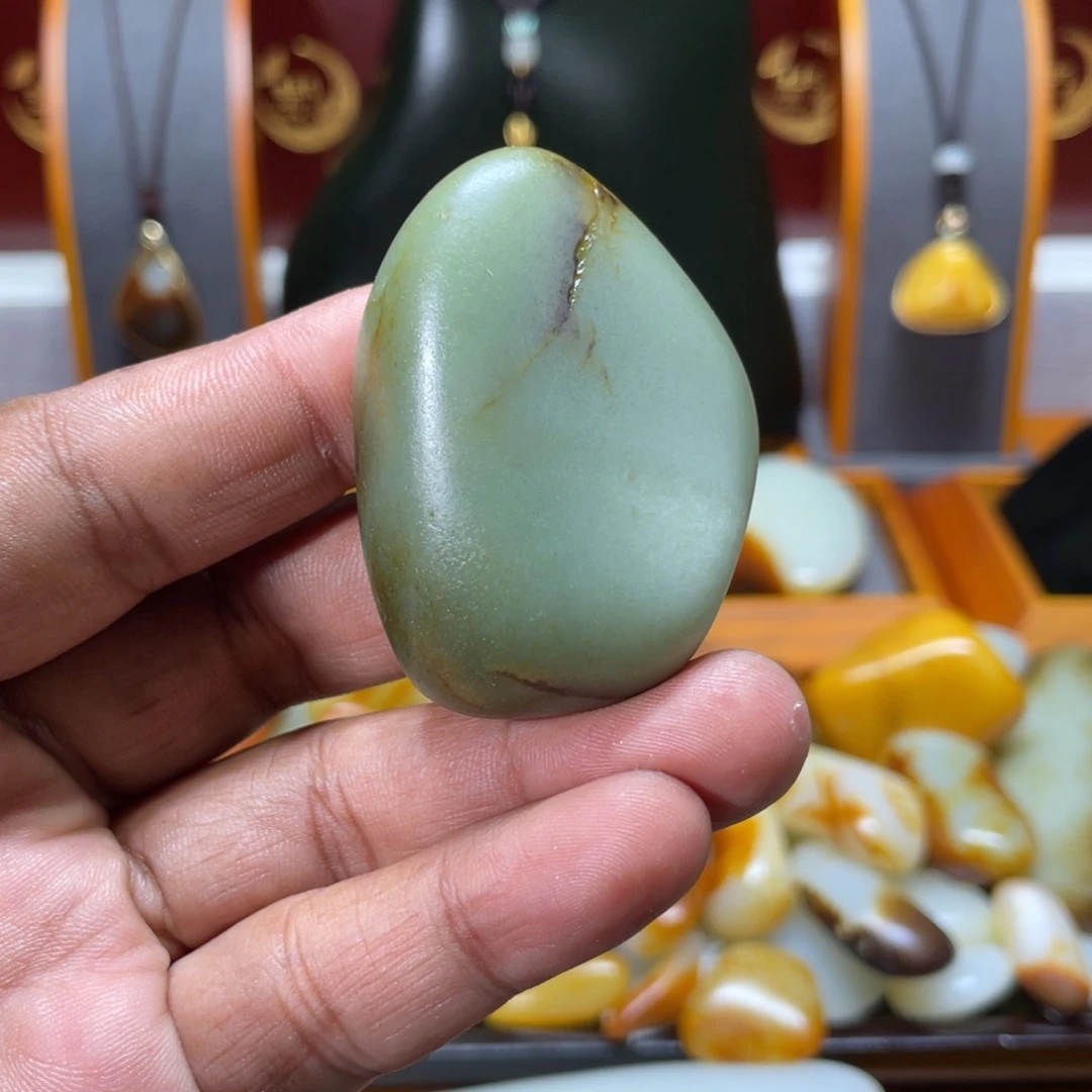 和田玉（白玉）挂件未镶嵌无****头