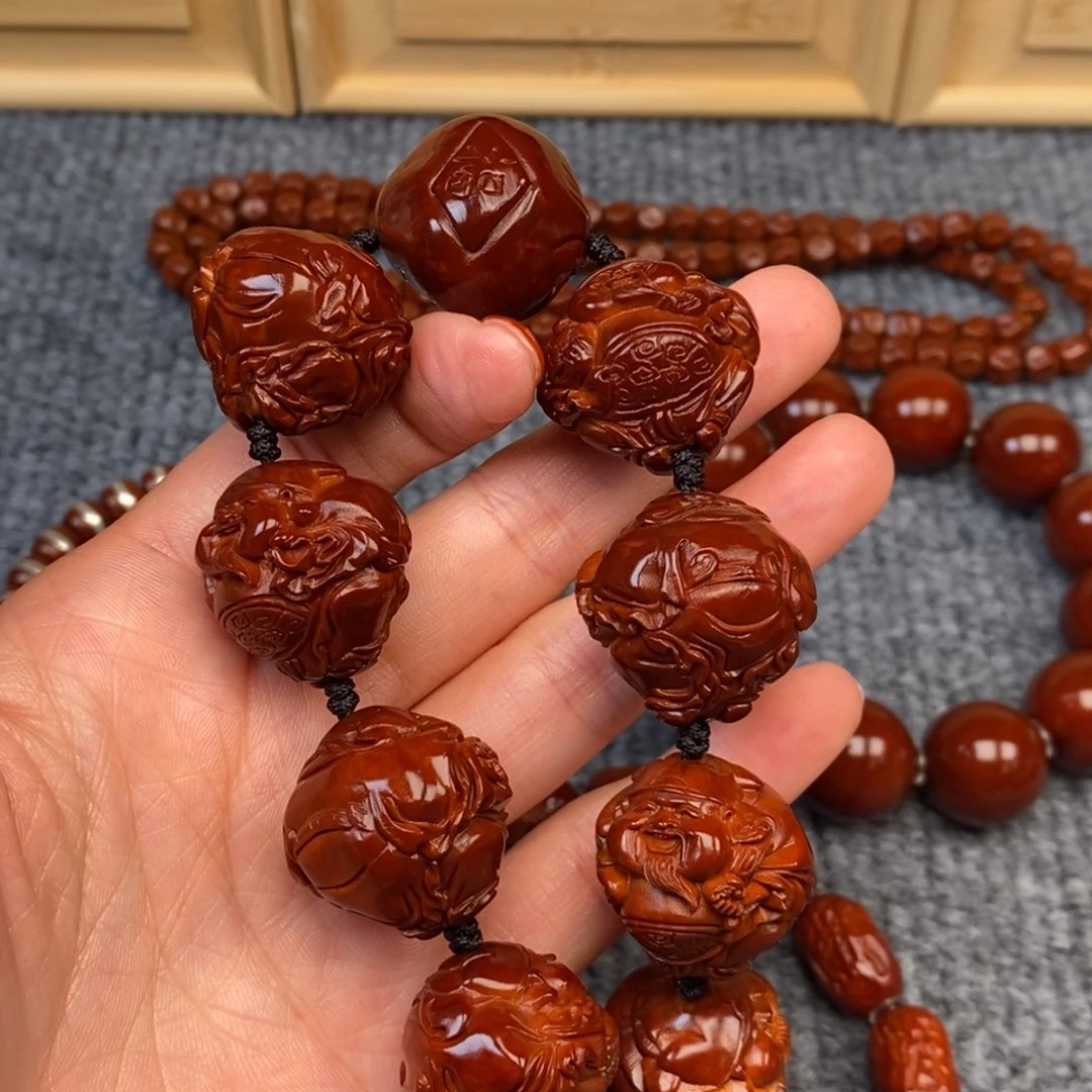 一***子橄榄核手串/手链财神