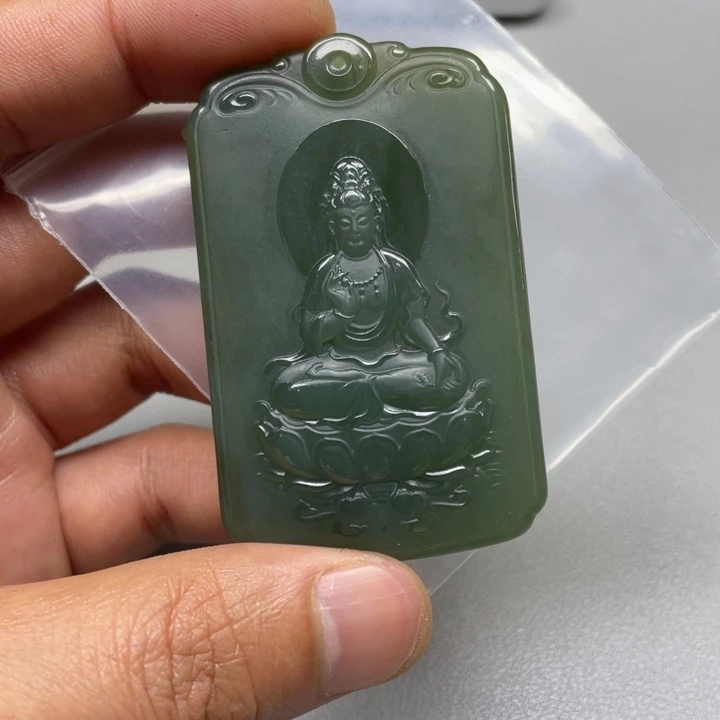 和田玉吊坠(不含链)未镶嵌非*