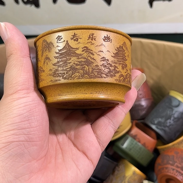 茶杯紫砂全手工紫砂主人杯