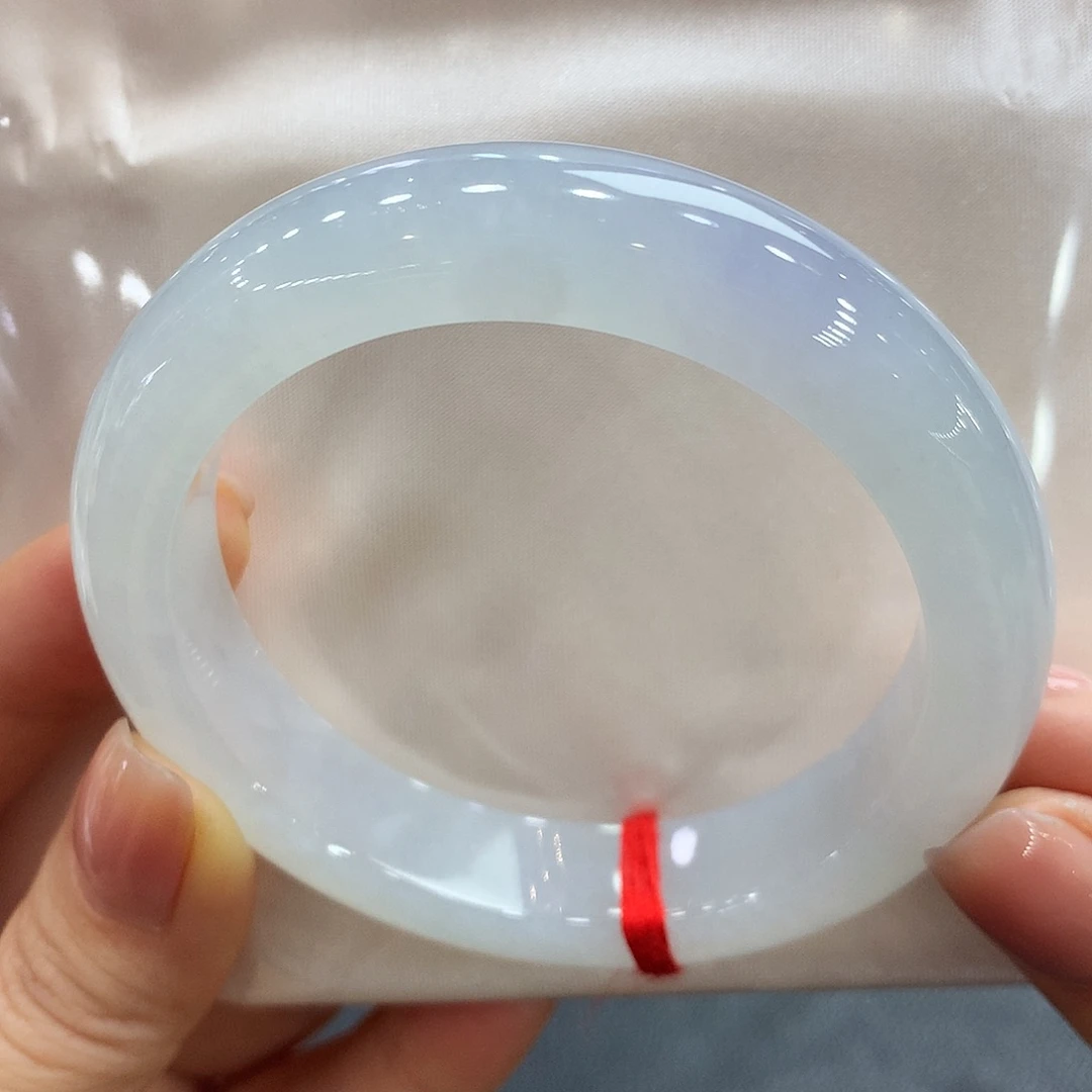 翡翠未镶嵌手镯56正圈两天鉴赏