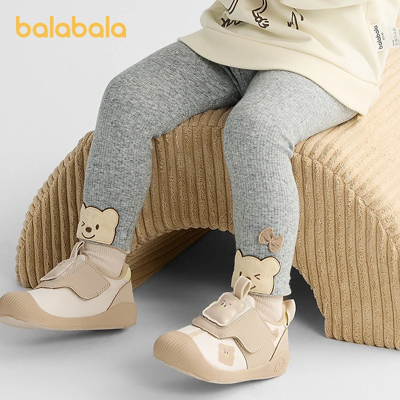 巴拉巴拉童装女童裤子宝宝长裤打底裤2025新款秋装弹力舒适时尚萌