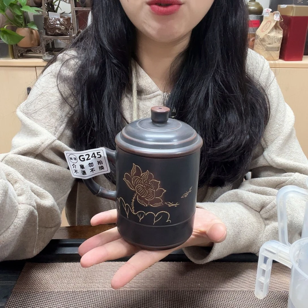 壶N*C245老韩坭兴陶 微瑕办公杯