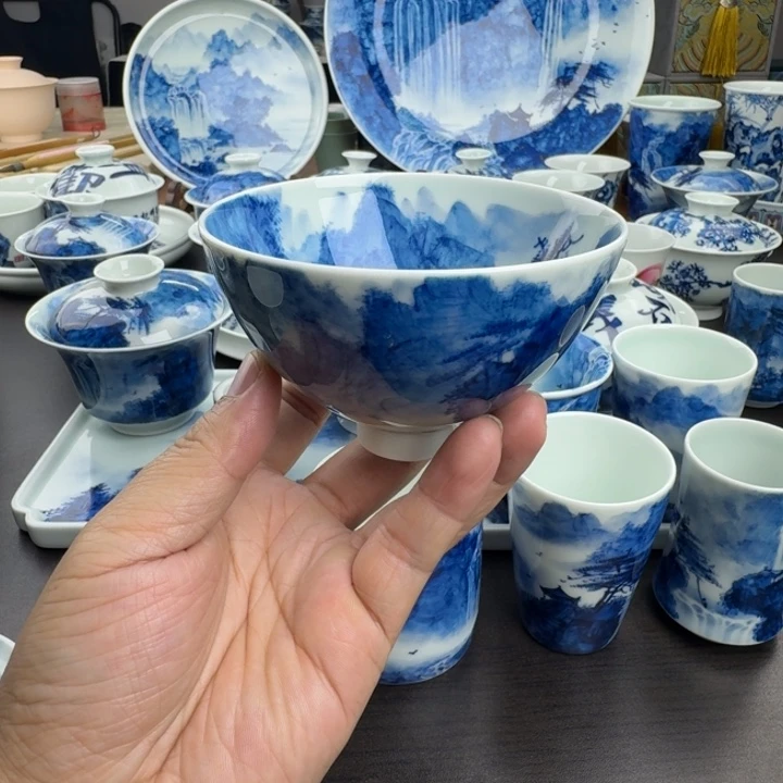 陶瓷杯子是山水山水山水山水