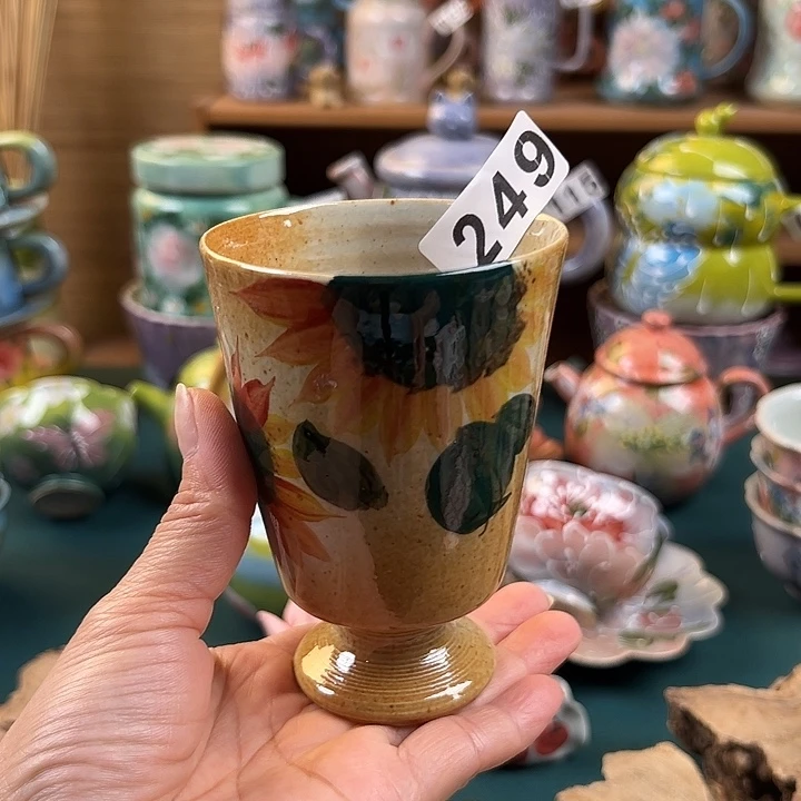 杯景德镇陶瓷手绘作品249微瑕
