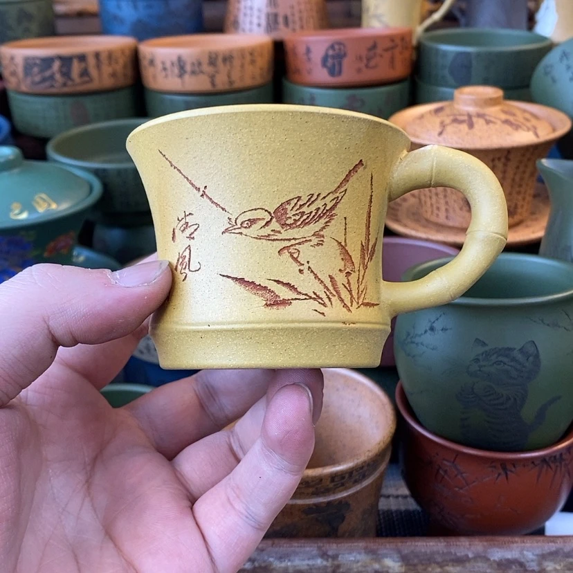 【闪购商品】紫砂杯子宜兴全手工紫砂杯