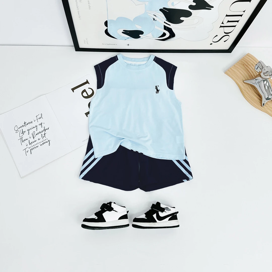 儿童装夏装背心套装无袖男童夏季2025新款 DF25092 悠悠童话童装