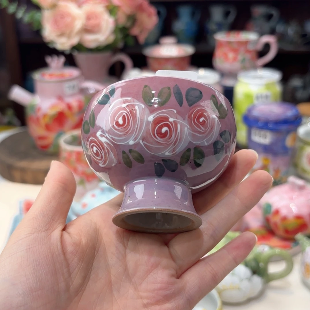 景德镇手绘高温釉下彩陶瓷茶具