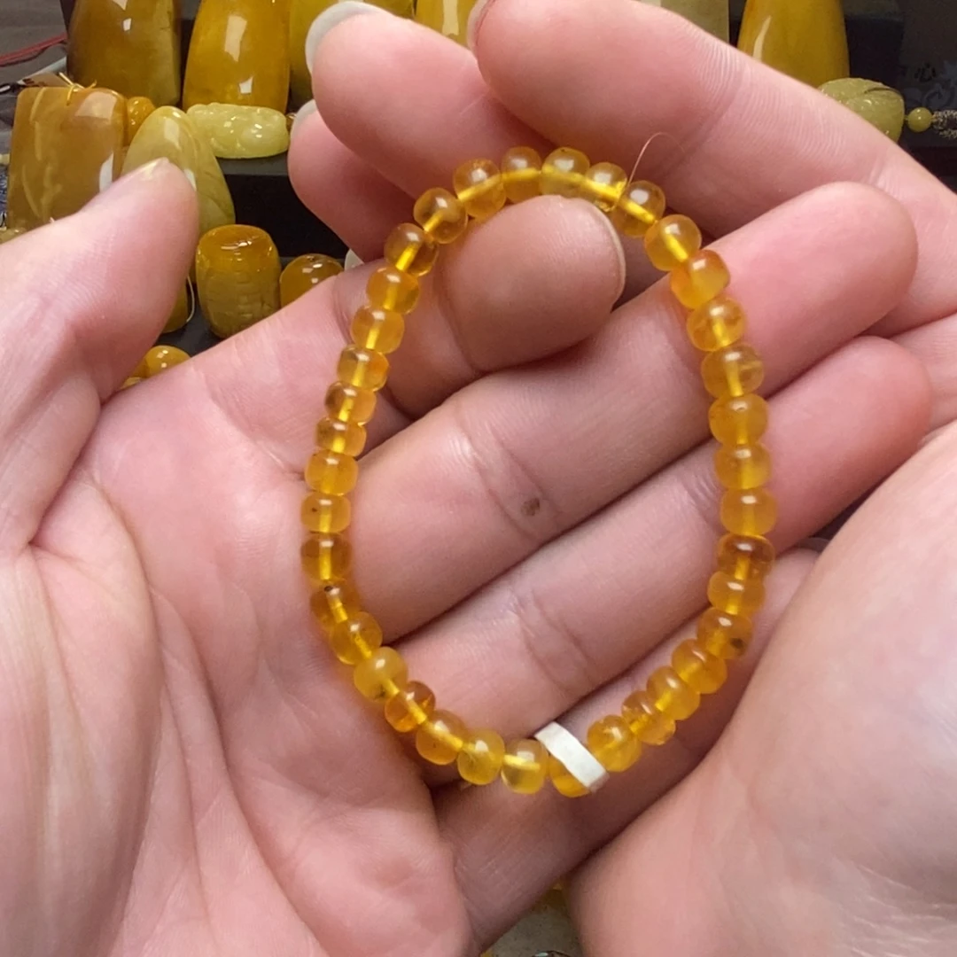 琥珀未镶嵌裸石蜜蜡