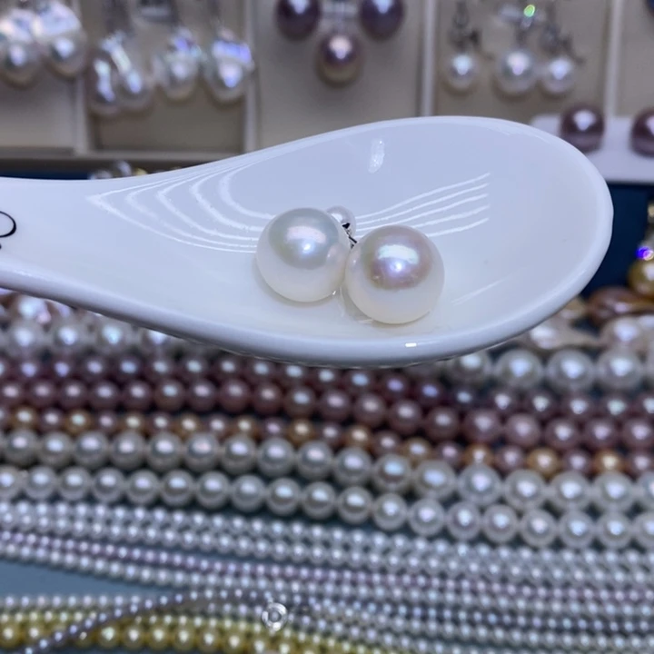 淡水珍珠银S925镶嵌珠宝首饰