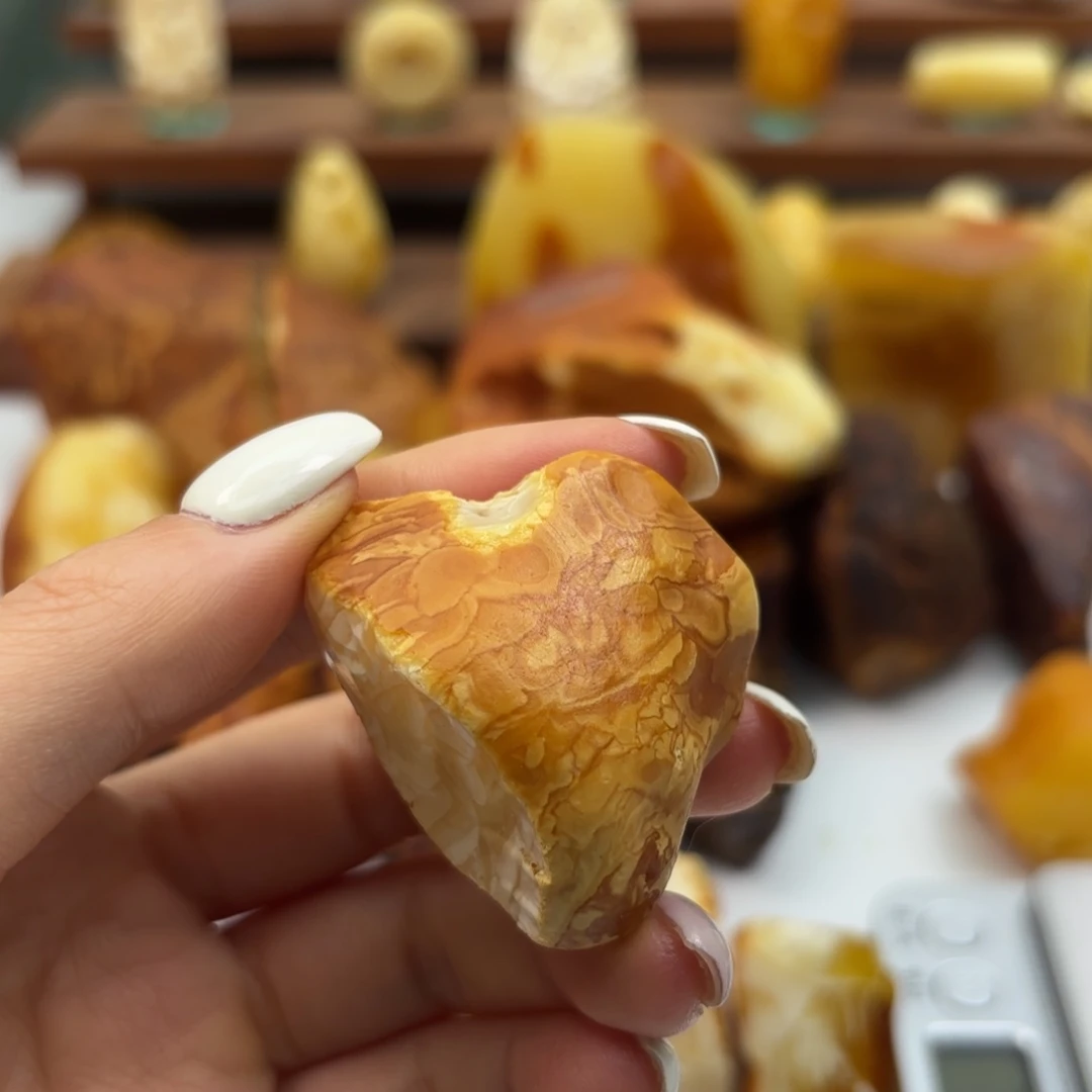 来***～定制琥珀未镶嵌不退不换