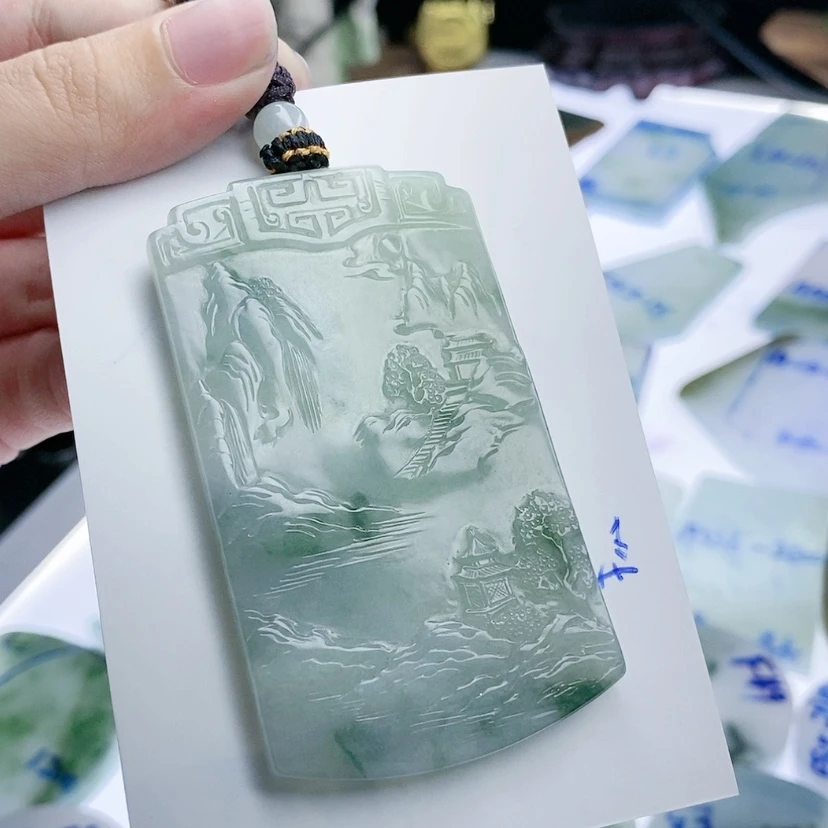 【闪购商品】定制翡翠未镶嵌翡翠片料定制未镶嵌