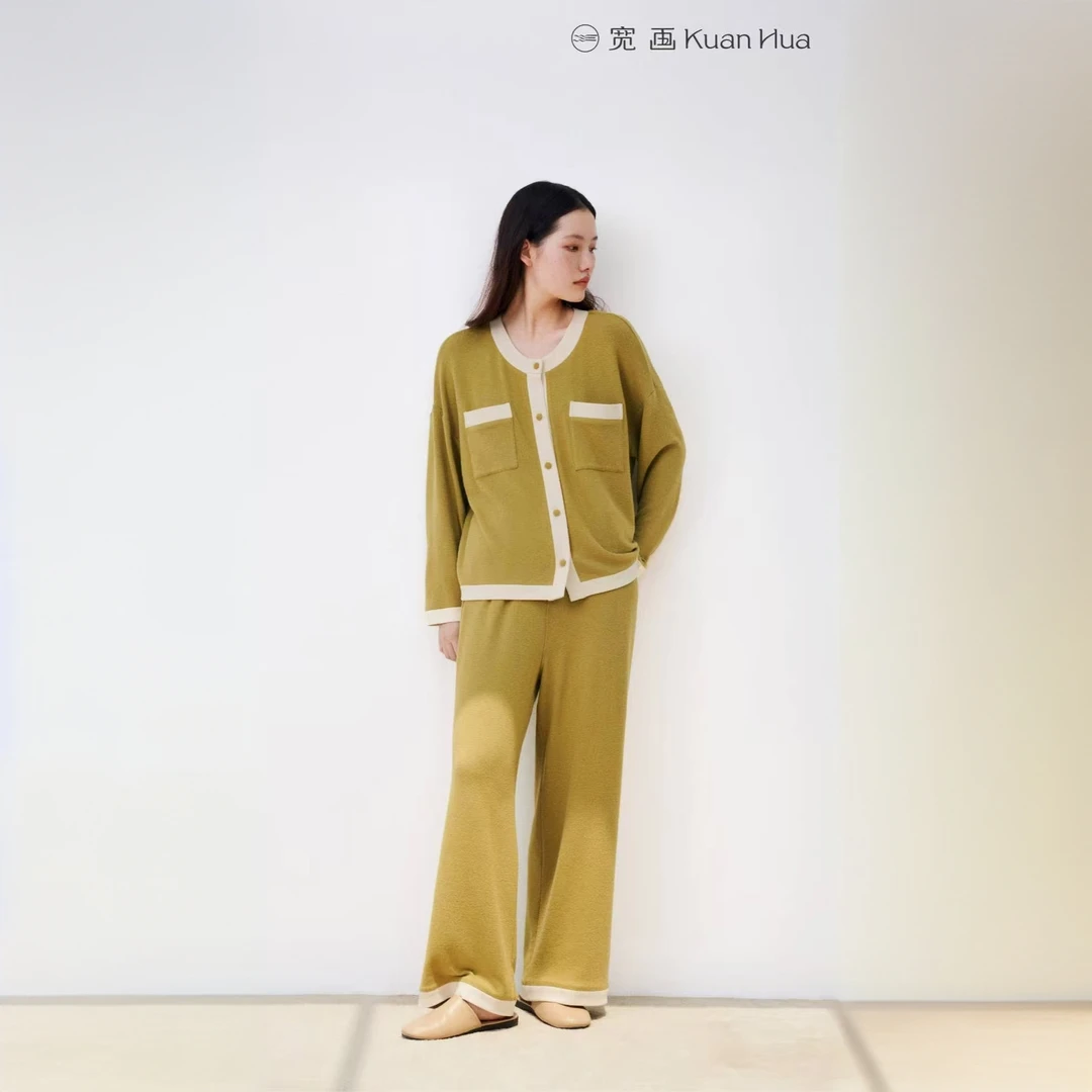宽画小香风系列舒适高级款女士家居服96598