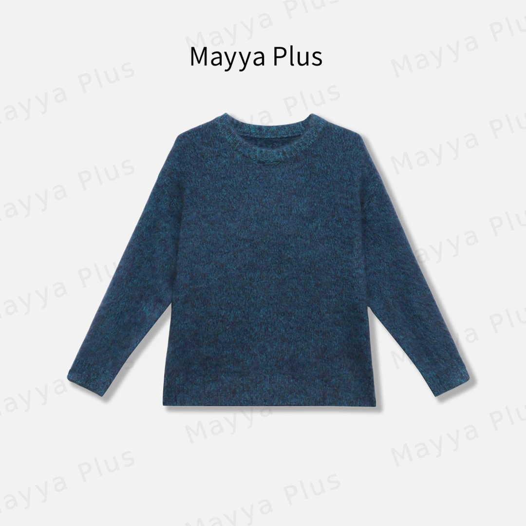 【绒生】Mayya Plus麦芽定制秋季流光风百搭气质针织衫毛衣32546066