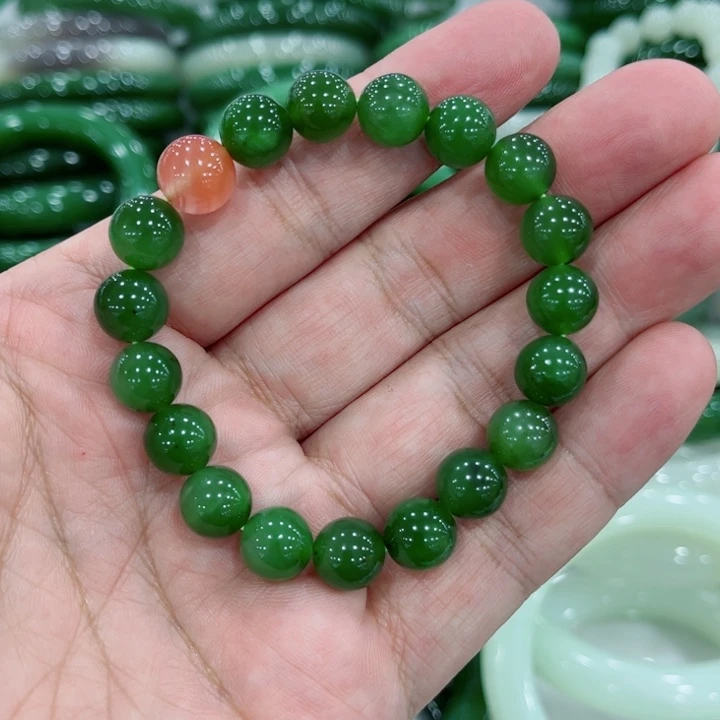 和田玉未镶嵌手镯9.4