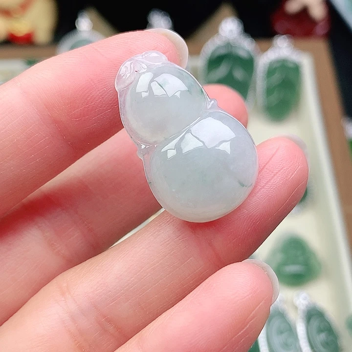 颈饰银S925镶嵌翡翠吊坠