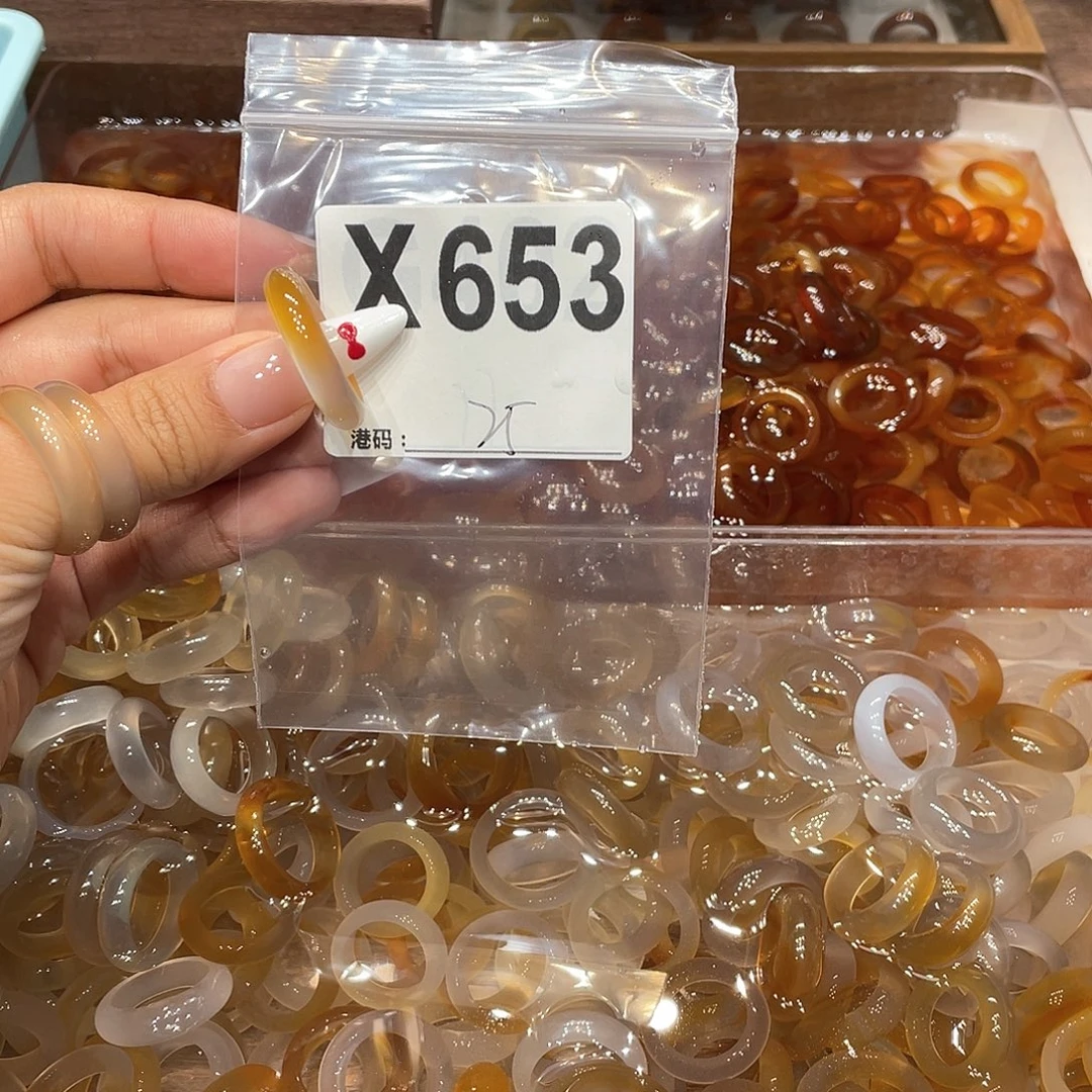 玛瑙/玉髓未镶嵌戒指653