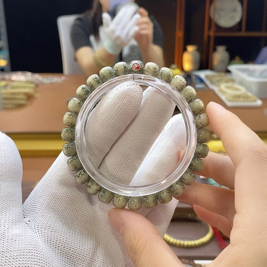 星月菩提手串南乔甄选8绿冰通体