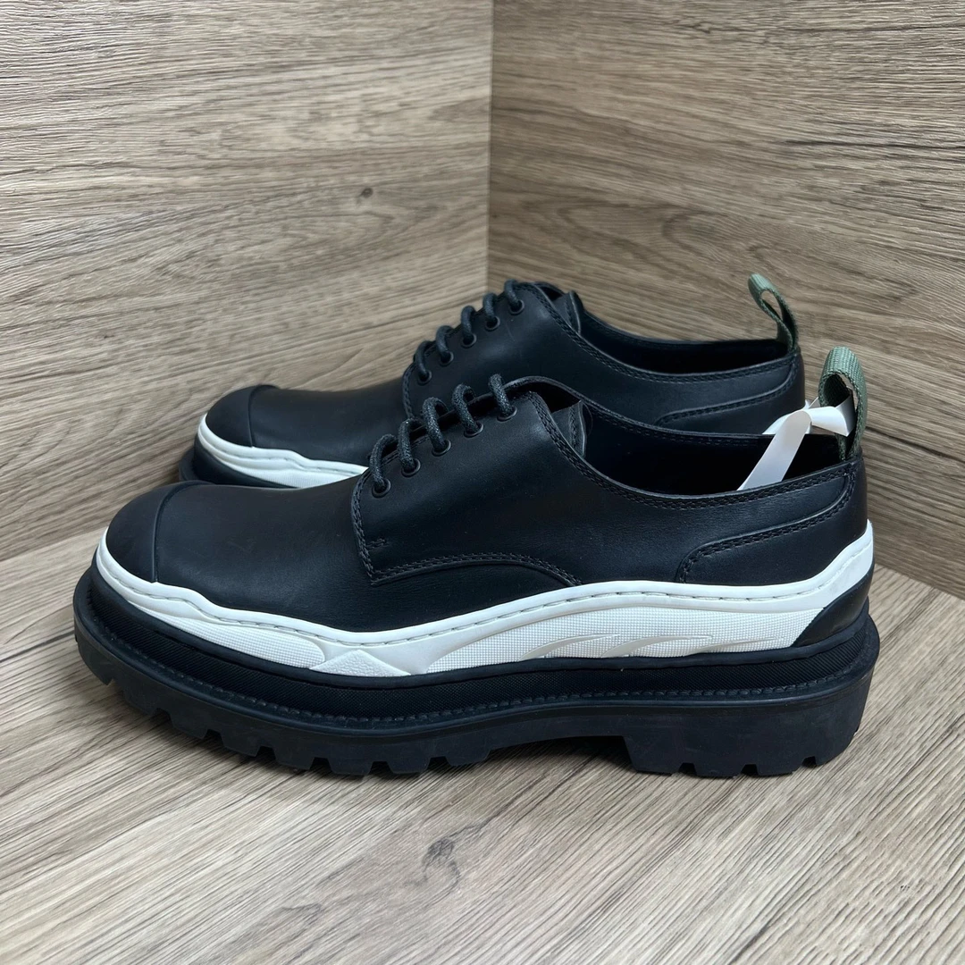 99新 DIOR/迪奥 Sacai联名 黑白厚底德比鞋 39.5-42.5码 44-46码
