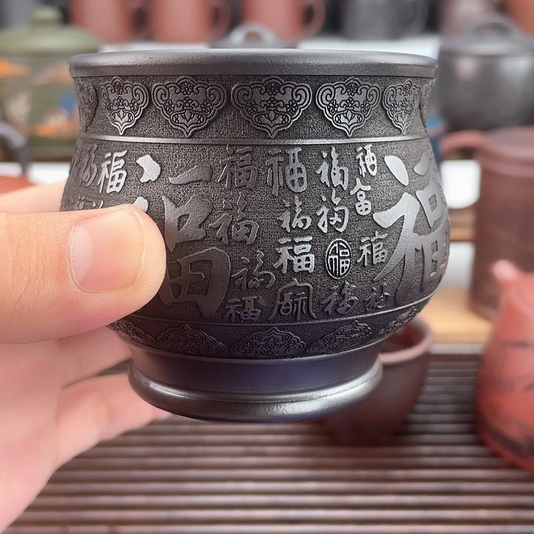 茶杯紫砂高档紫砂茶具套装