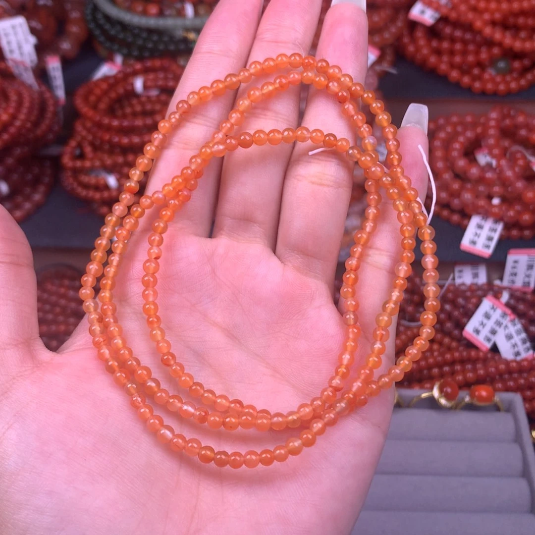 未镶嵌手链南红玛瑙1号卡3.8