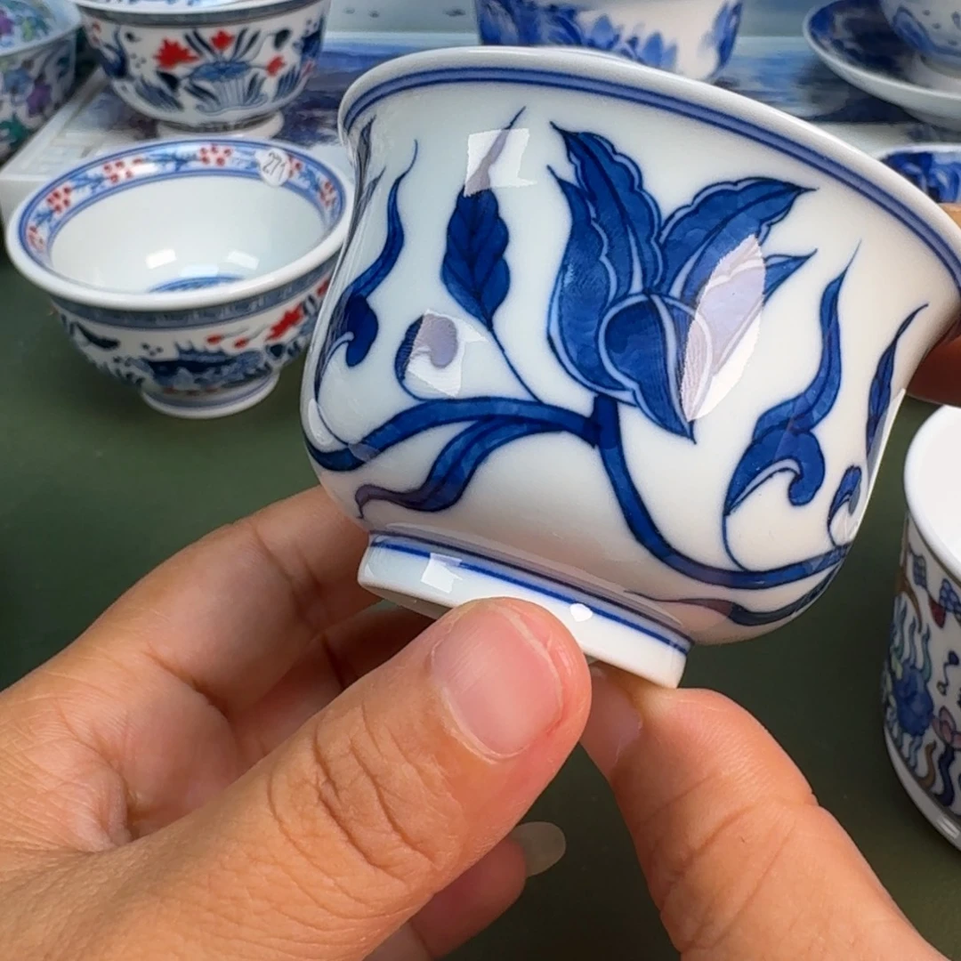 景德镇纯手绘茶具圆圆219