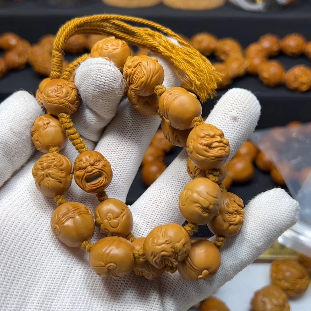 盛***宴橄榄核手串/手链1.5恶僧全家福