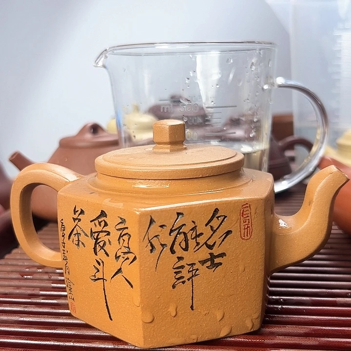 琉璃手工艺品茶壶