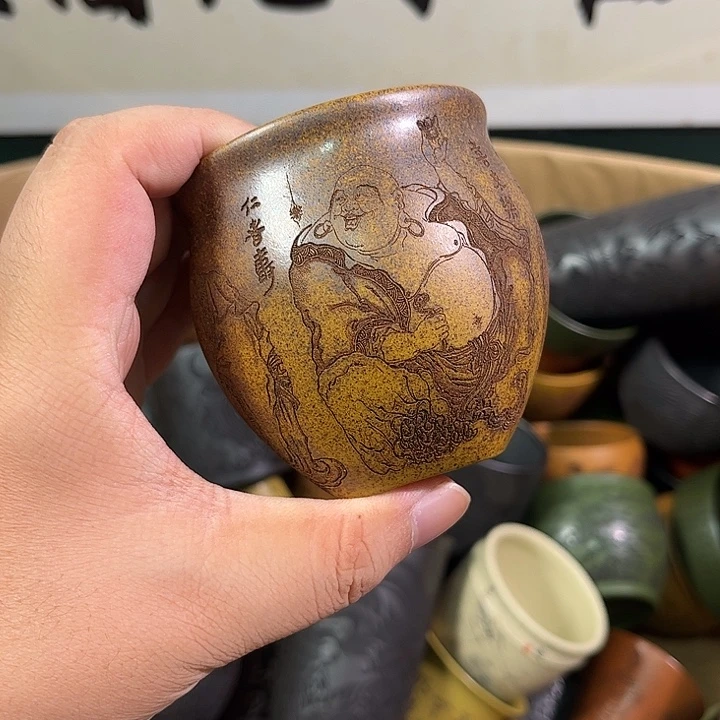 茶杯紫砂全手工紫砂主人杯