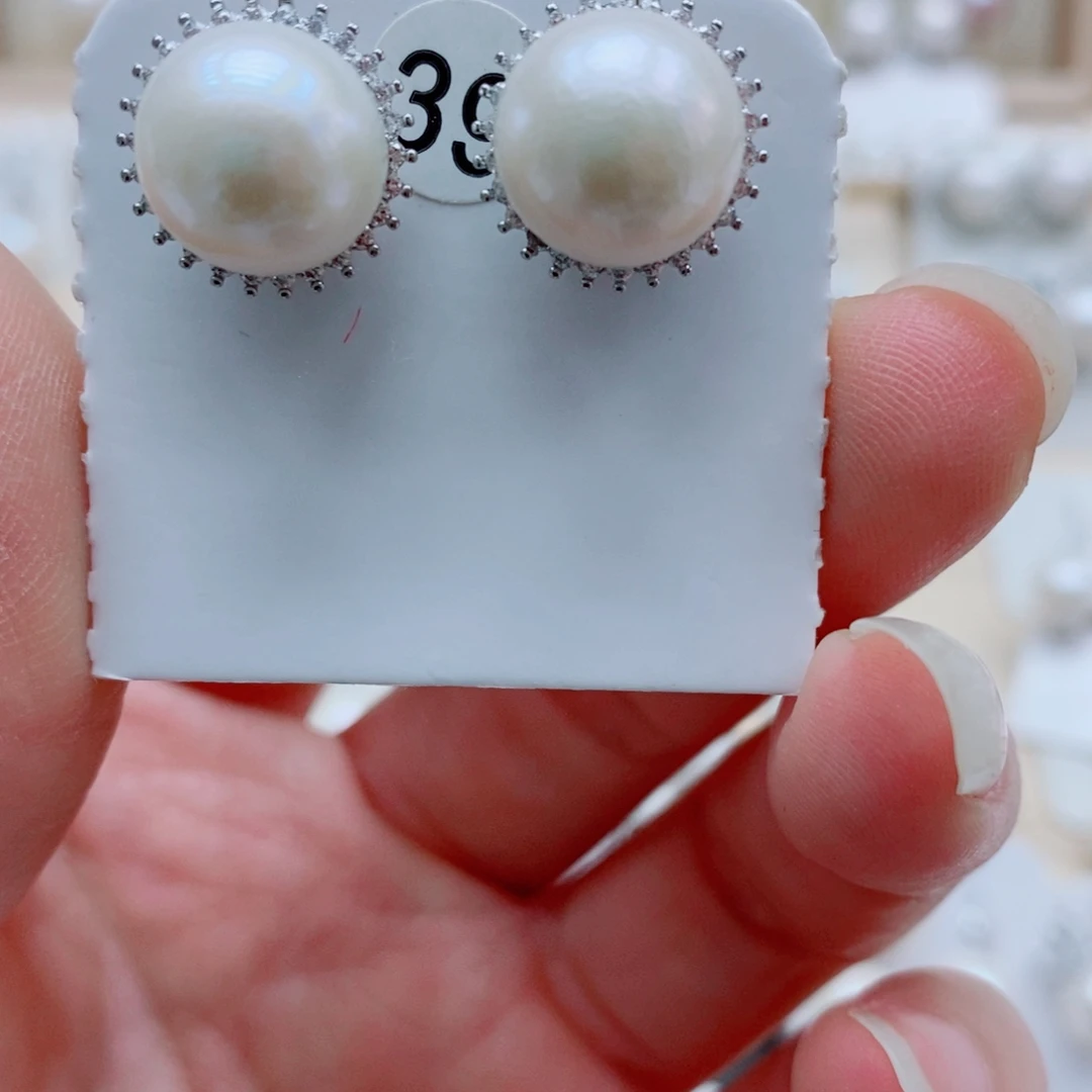 颈饰淡水珍珠银S925镶嵌