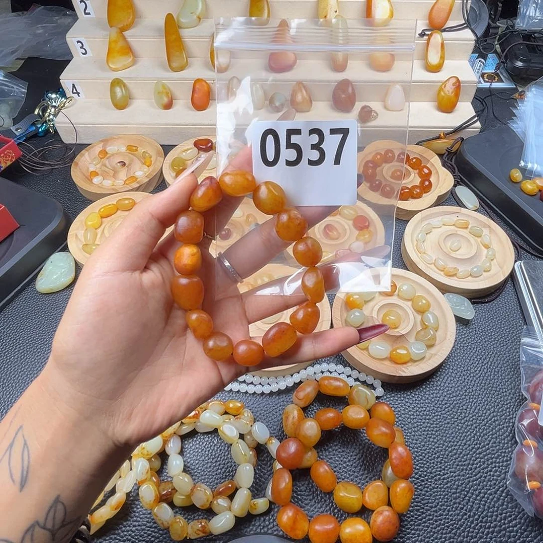 壹***驼手串未镶嵌和田玉