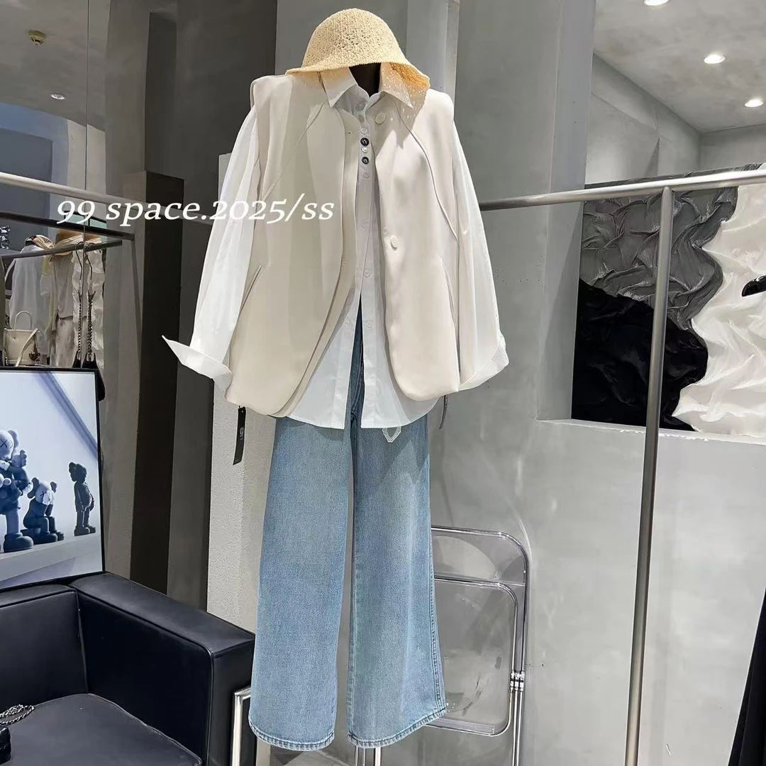 杨杨 99-新款—假两件西服马甲25158