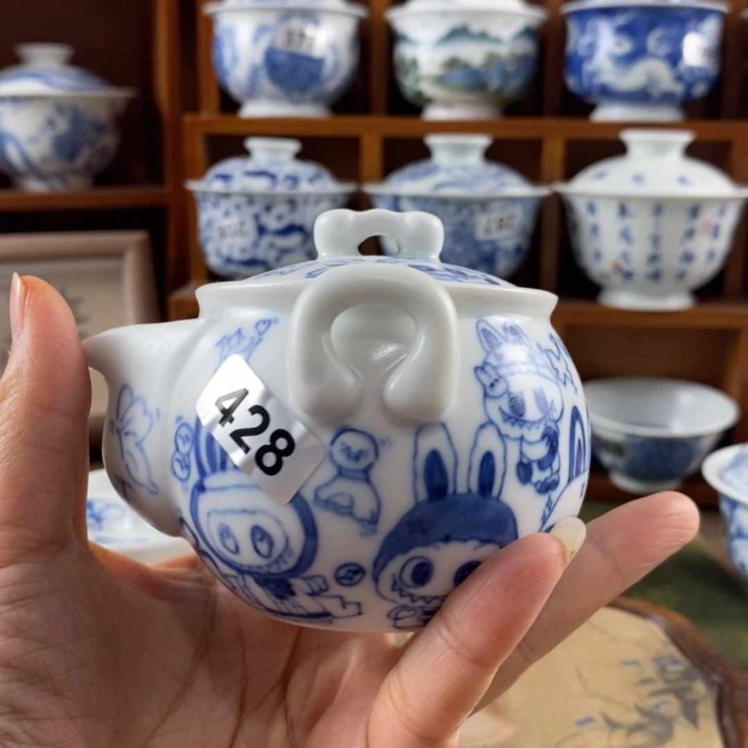 果***n瓷片景德镇陶瓷手绘茶器428