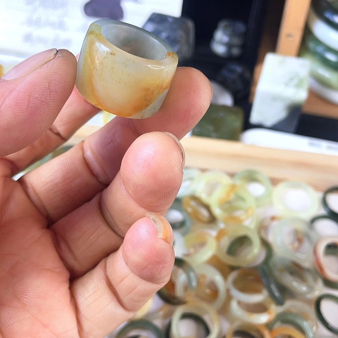 蛇纹石玉合金手链18.2