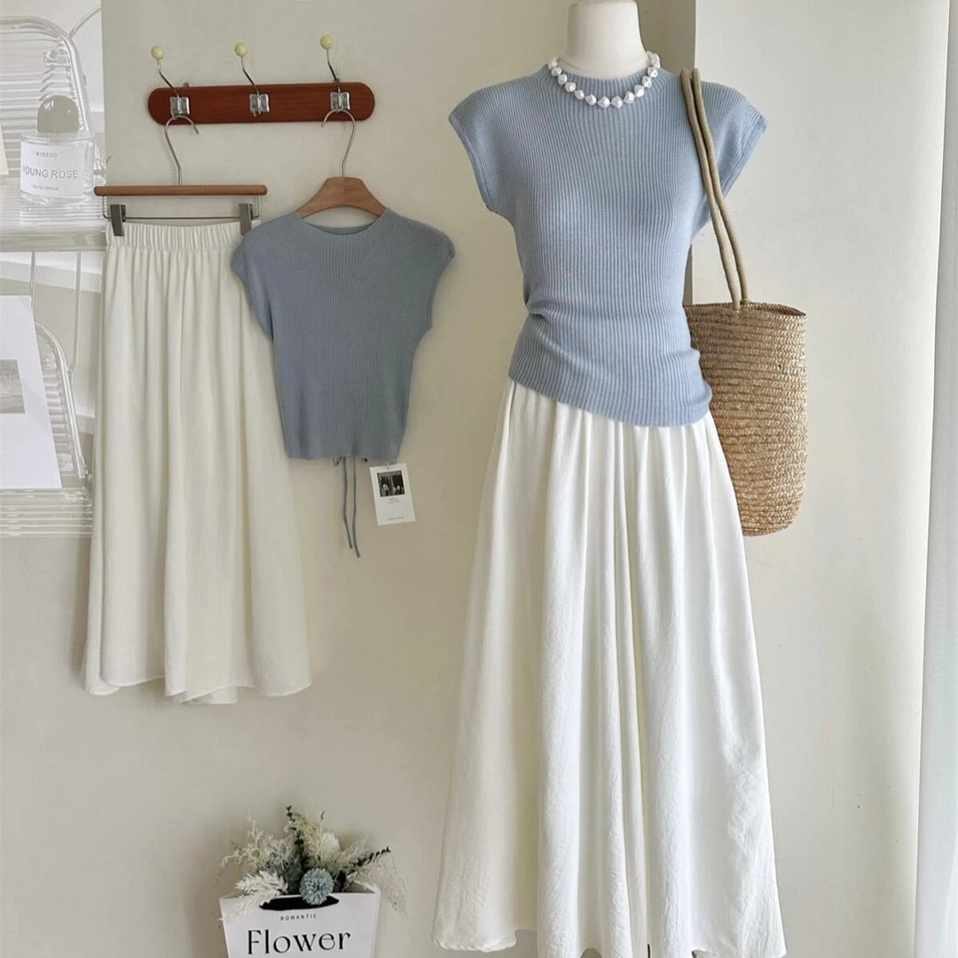 『1001-1050』 阿梨梨衣橱针织衬衫阔腿裤上衣裤子