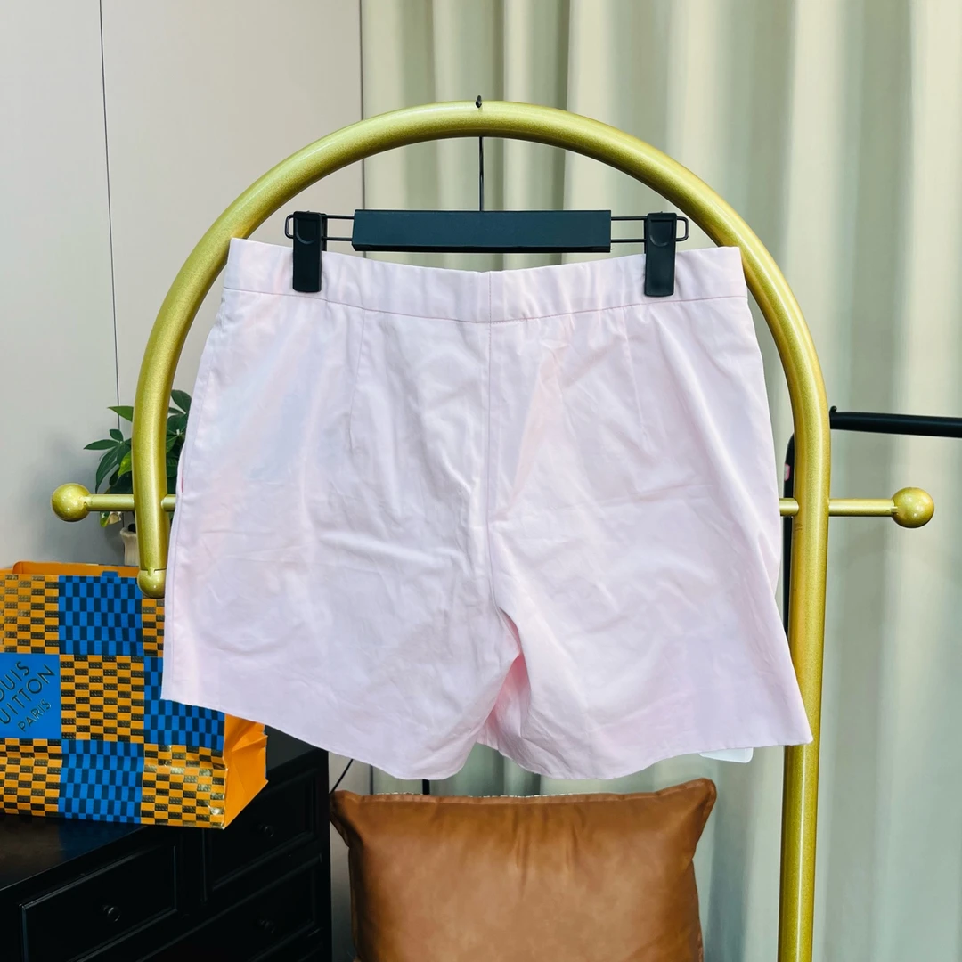 99新 DIOR/迪奥 Dior/迪奥 粉色腰前logo标短裤 38码 99新