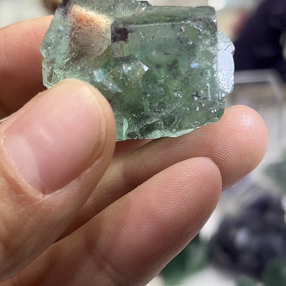 石材纳米比亚绿色萤石